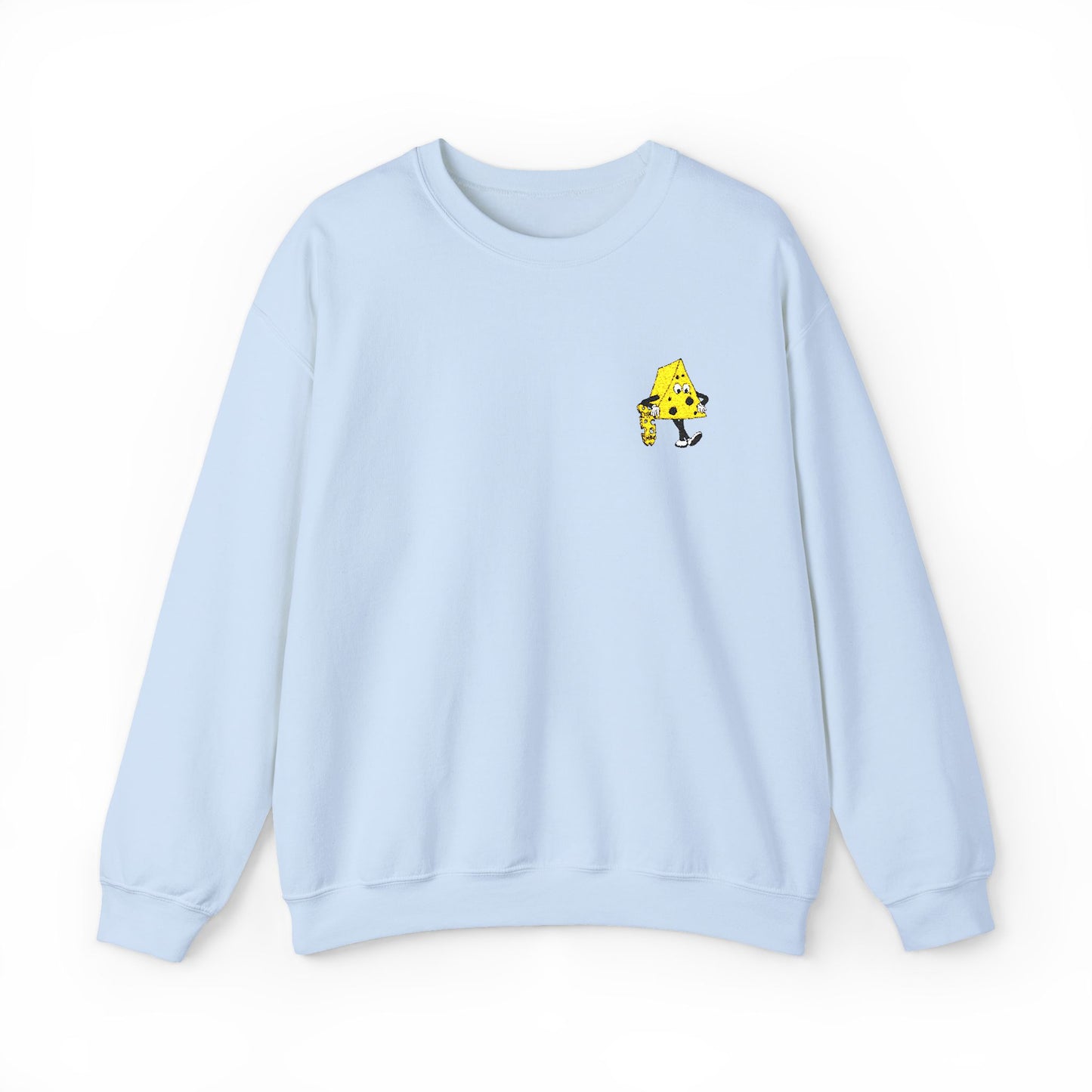 Skateboard Cheeseman Embroidered Crewneck Sweatshirt