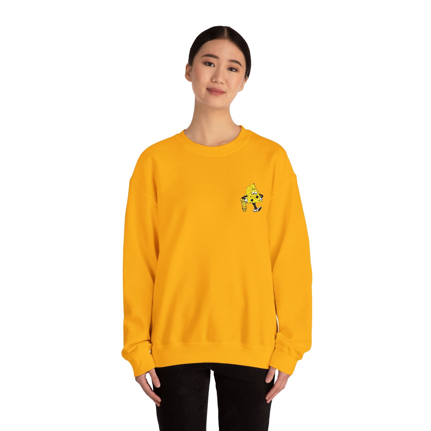 Skateboard Cheeseman Embroidered Crewneck Sweatshirt