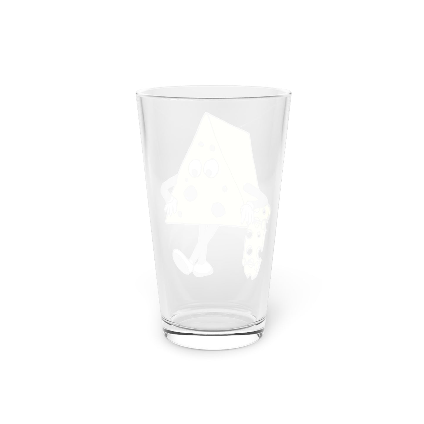 Skateboard Cheeseman Pint Glass, 16oz