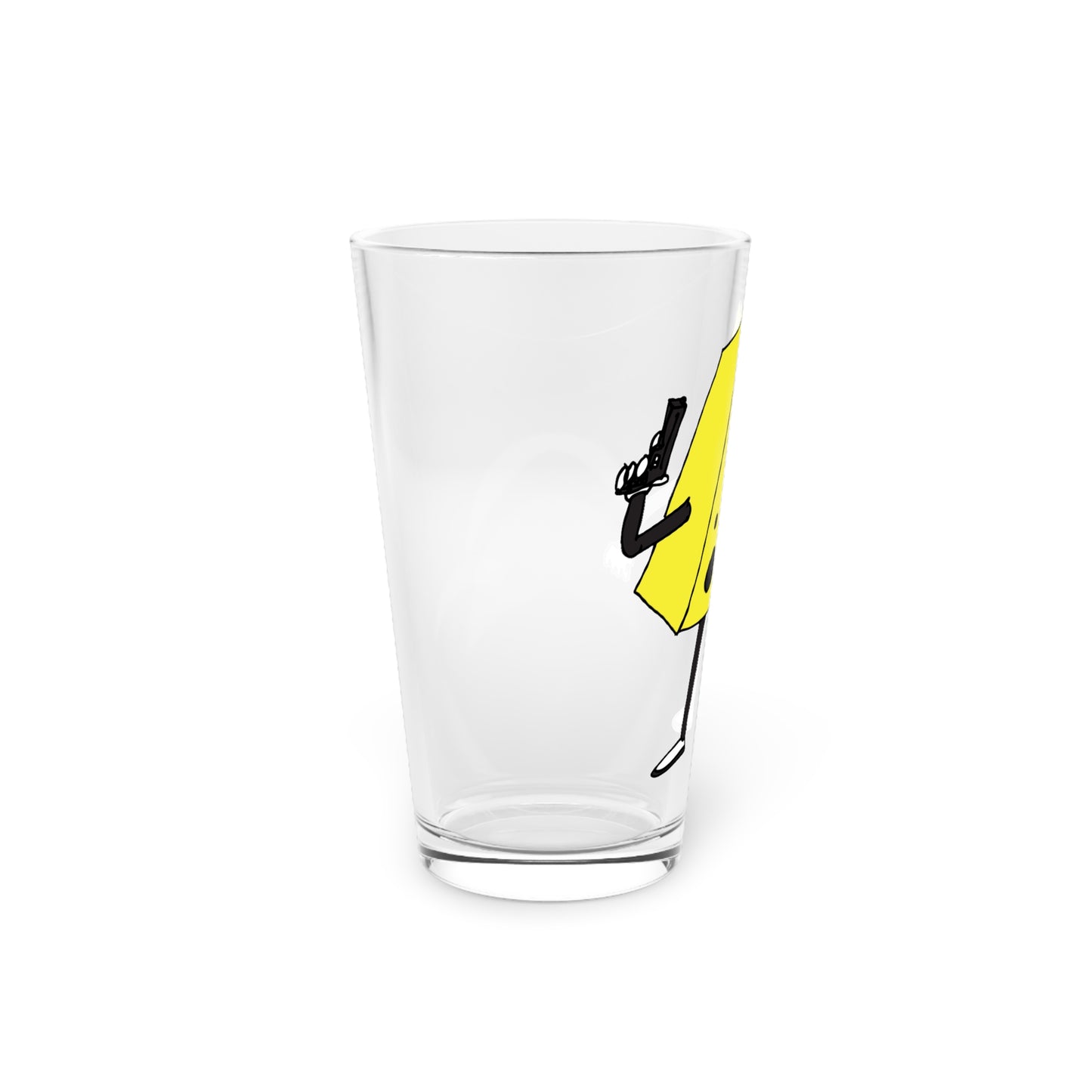 Gun Cheeseman Pint Glass, 16oz