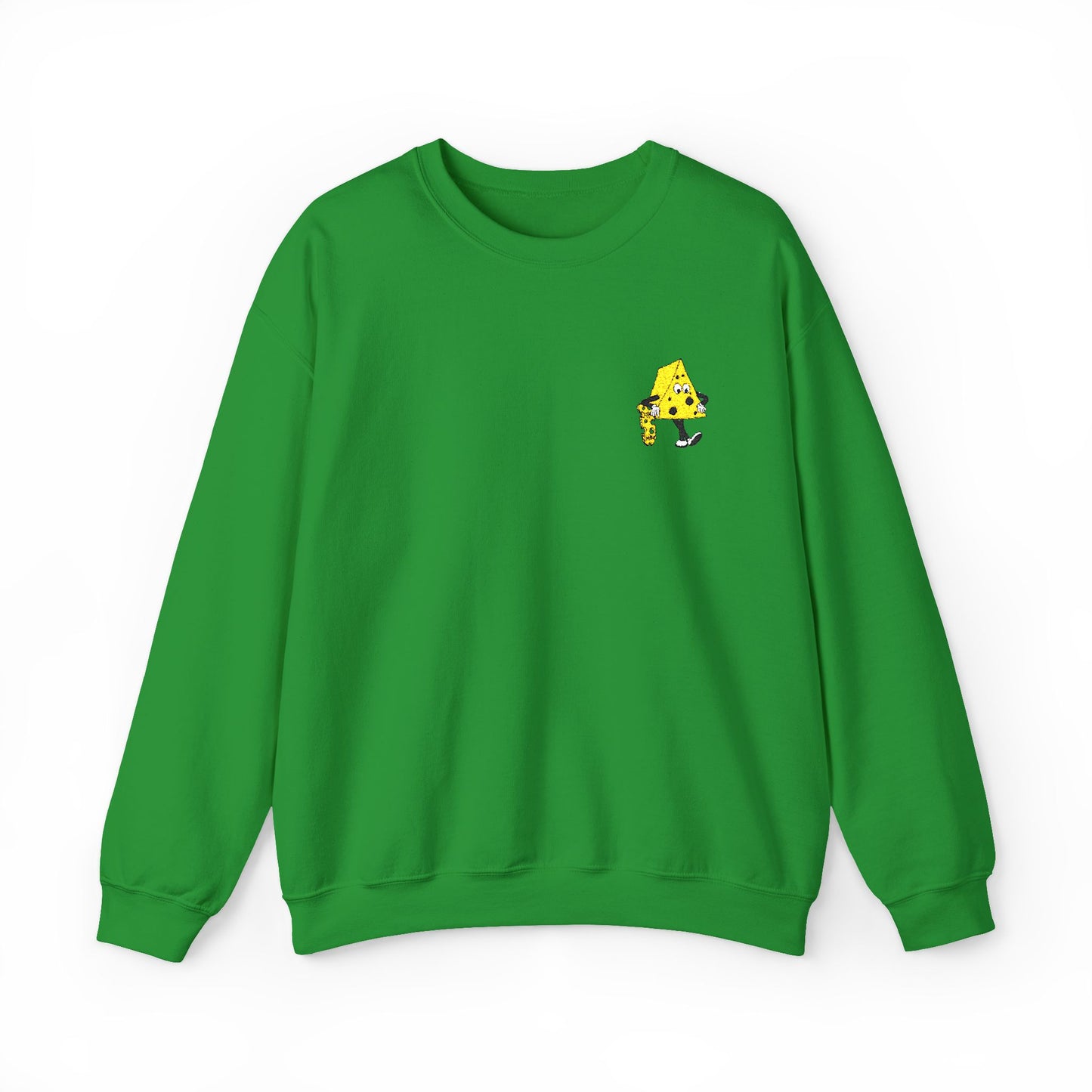 Skateboard Cheeseman Embroidered Crewneck Sweatshirt
