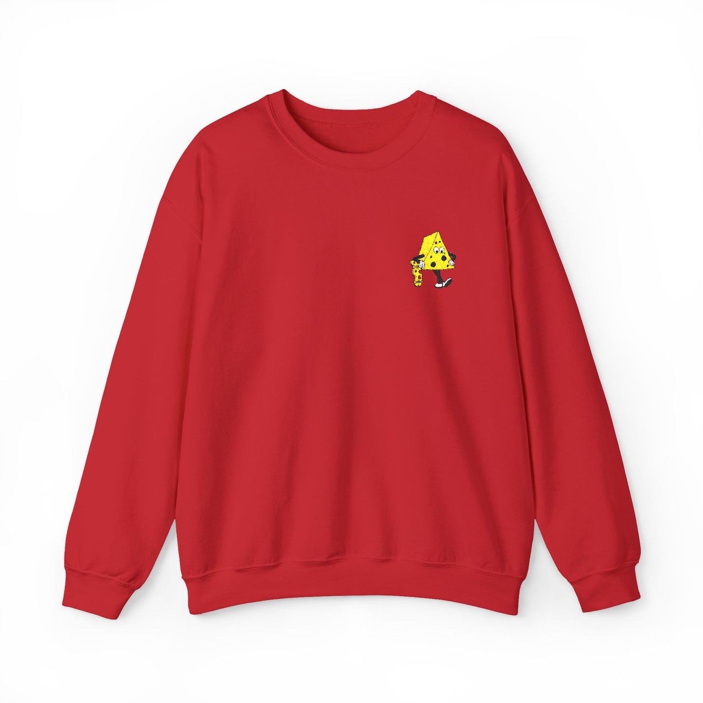 Skateboard Cheeseman Embroidered Crewneck Sweatshirt