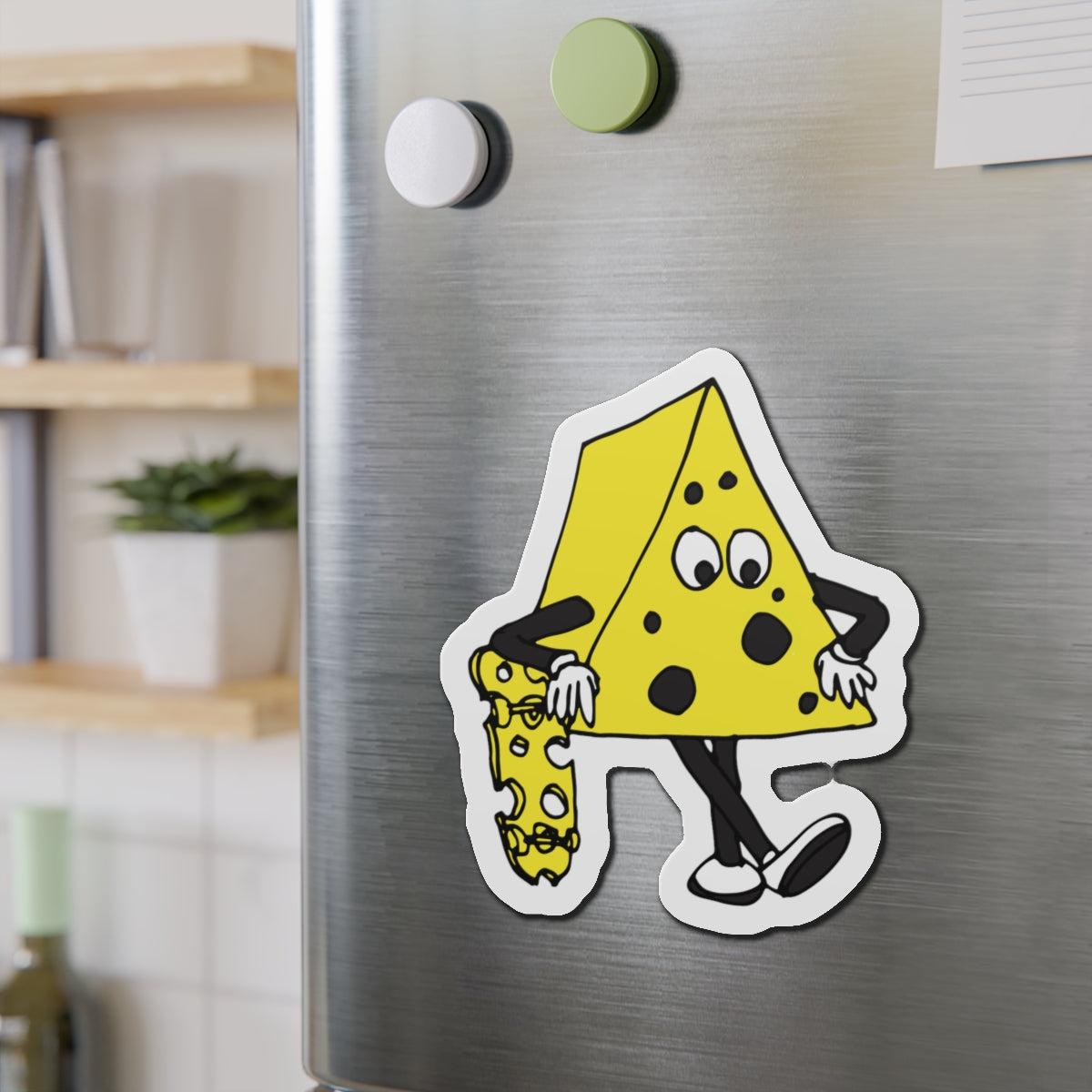 Skateboard Cheeseman magnet