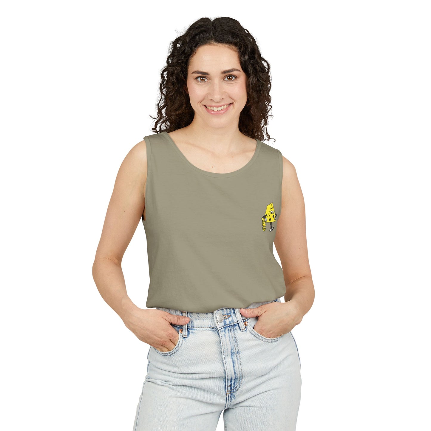 Skateboard Cheeseman Tank Top
