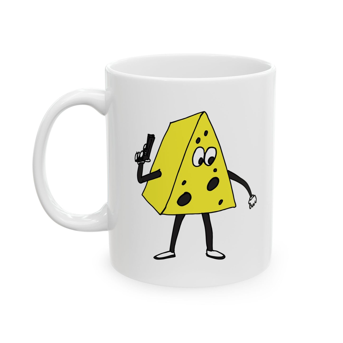 Cheeseman Ceramic Mug, (11oz)