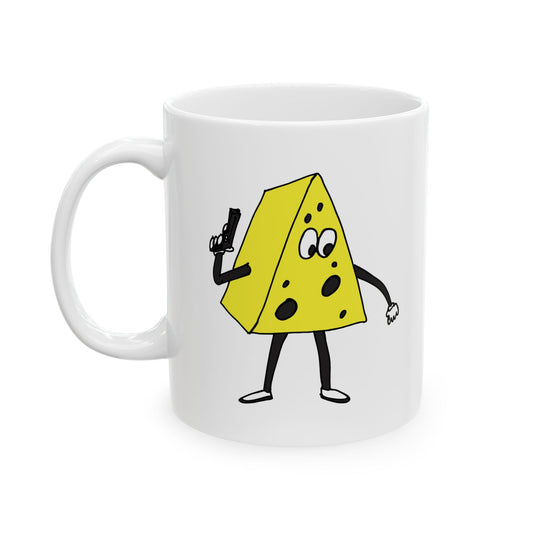 Cheeseman Ceramic Mug, (11oz)