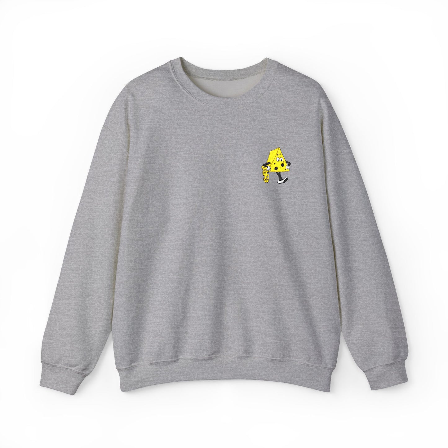 Skateboard Cheeseman Embroidered Crewneck Sweatshirt