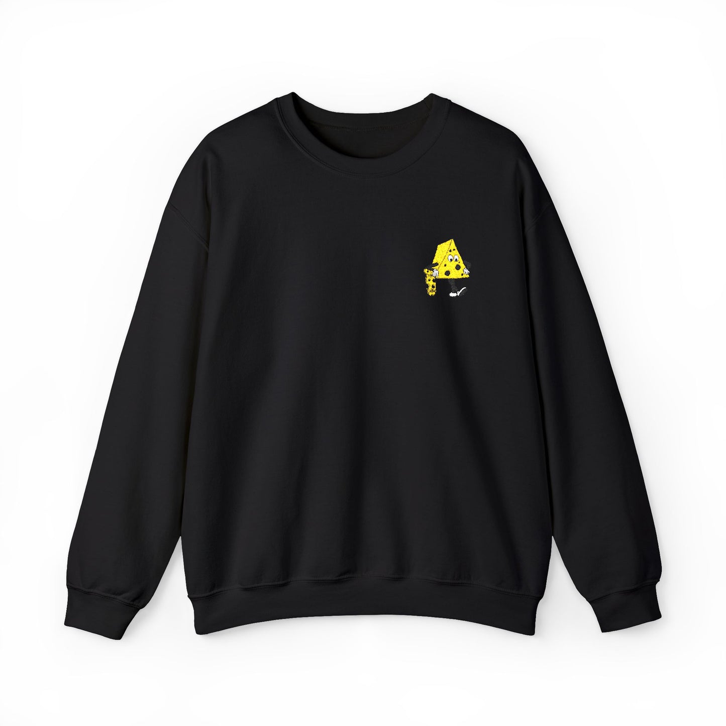 Skateboard Cheeseman Embroidered Crewneck Sweatshirt