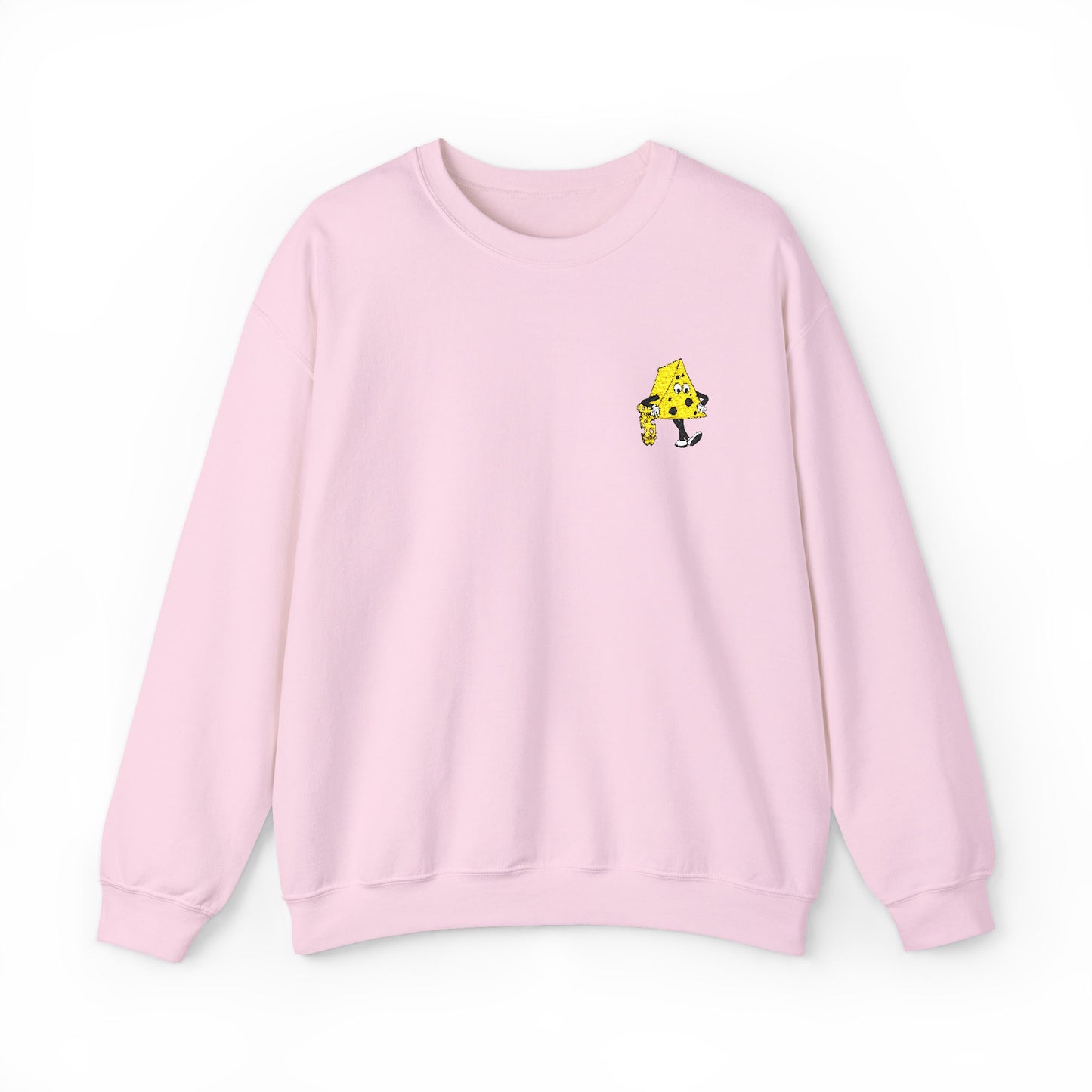 Skateboard Cheeseman Embroidered Crewneck Sweatshirt
