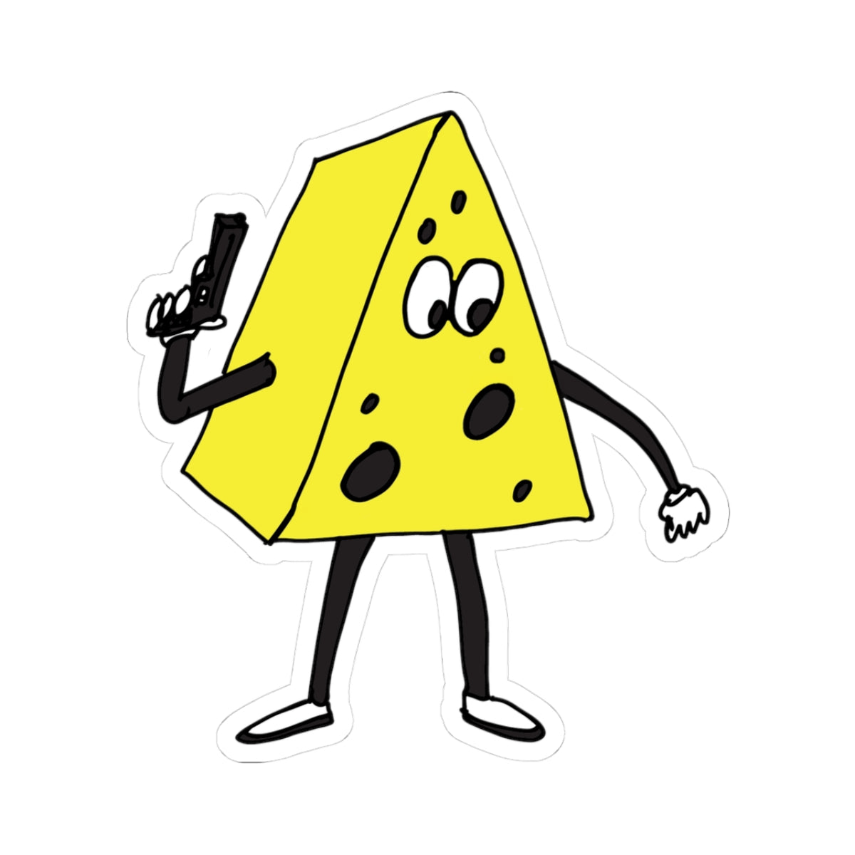 Gun Cheeseman Sticker