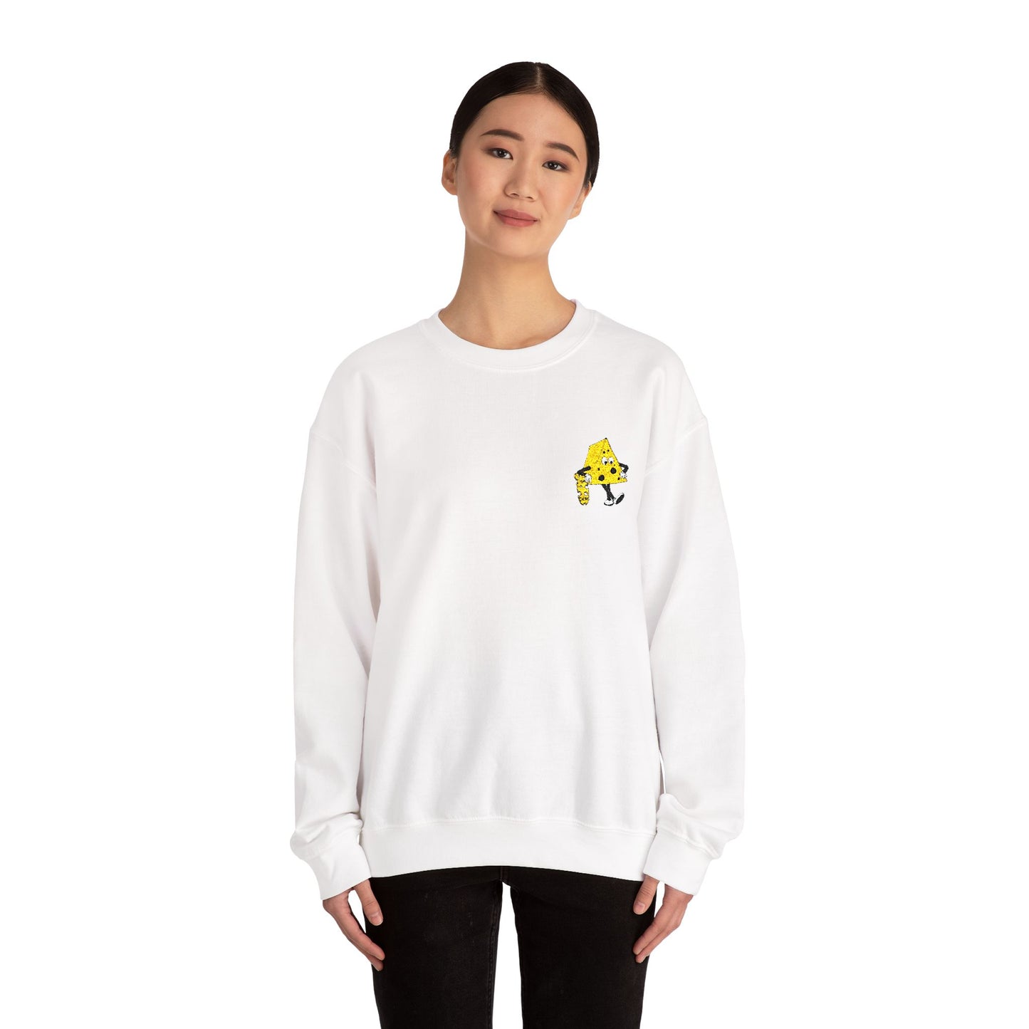 Skateboard Cheeseman Embroidered Crewneck Sweatshirt