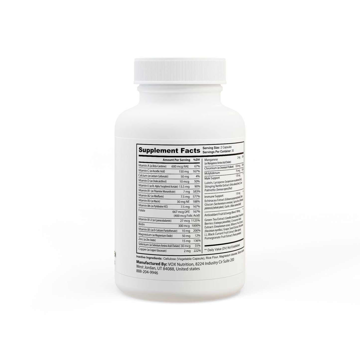 Cheeseman's Multivitamin for Men Supplement (60 Capsules)