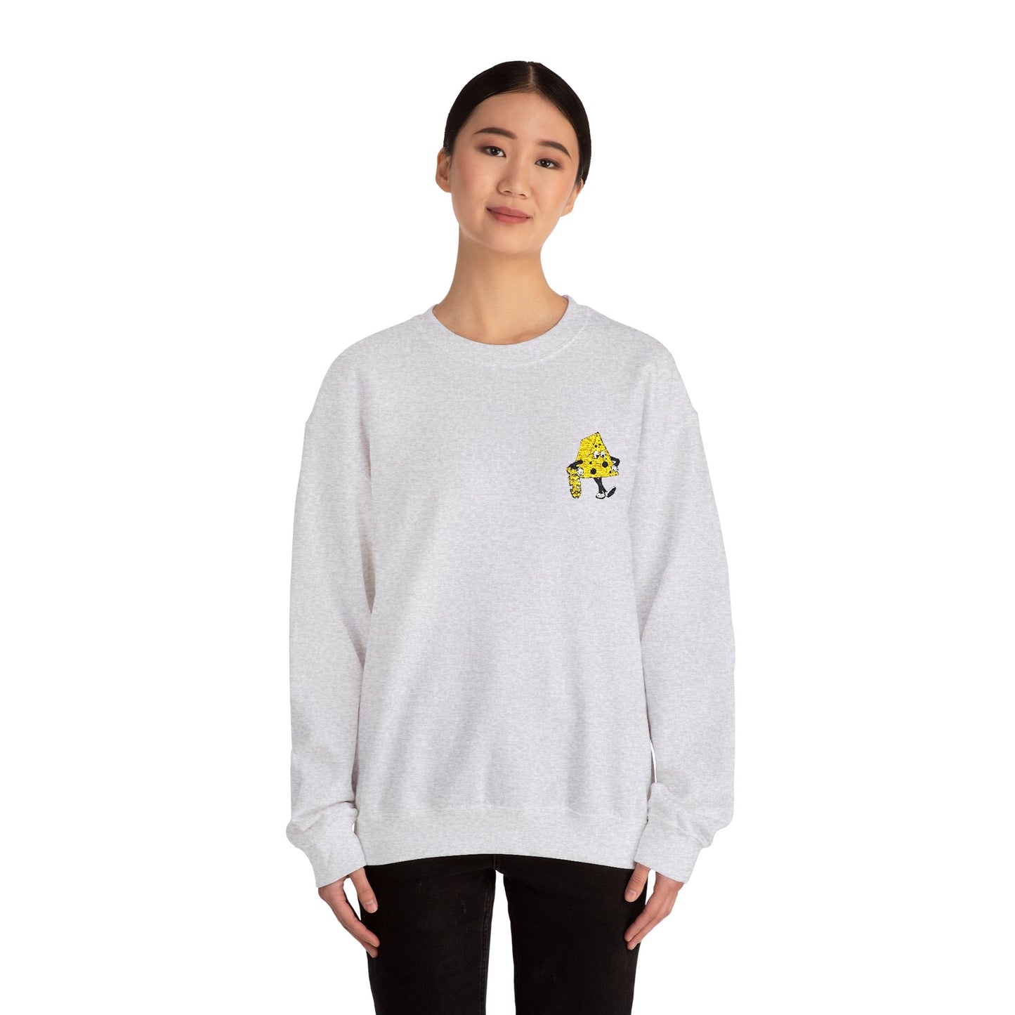 Skateboard Cheeseman Embroidered Crewneck Sweatshirt