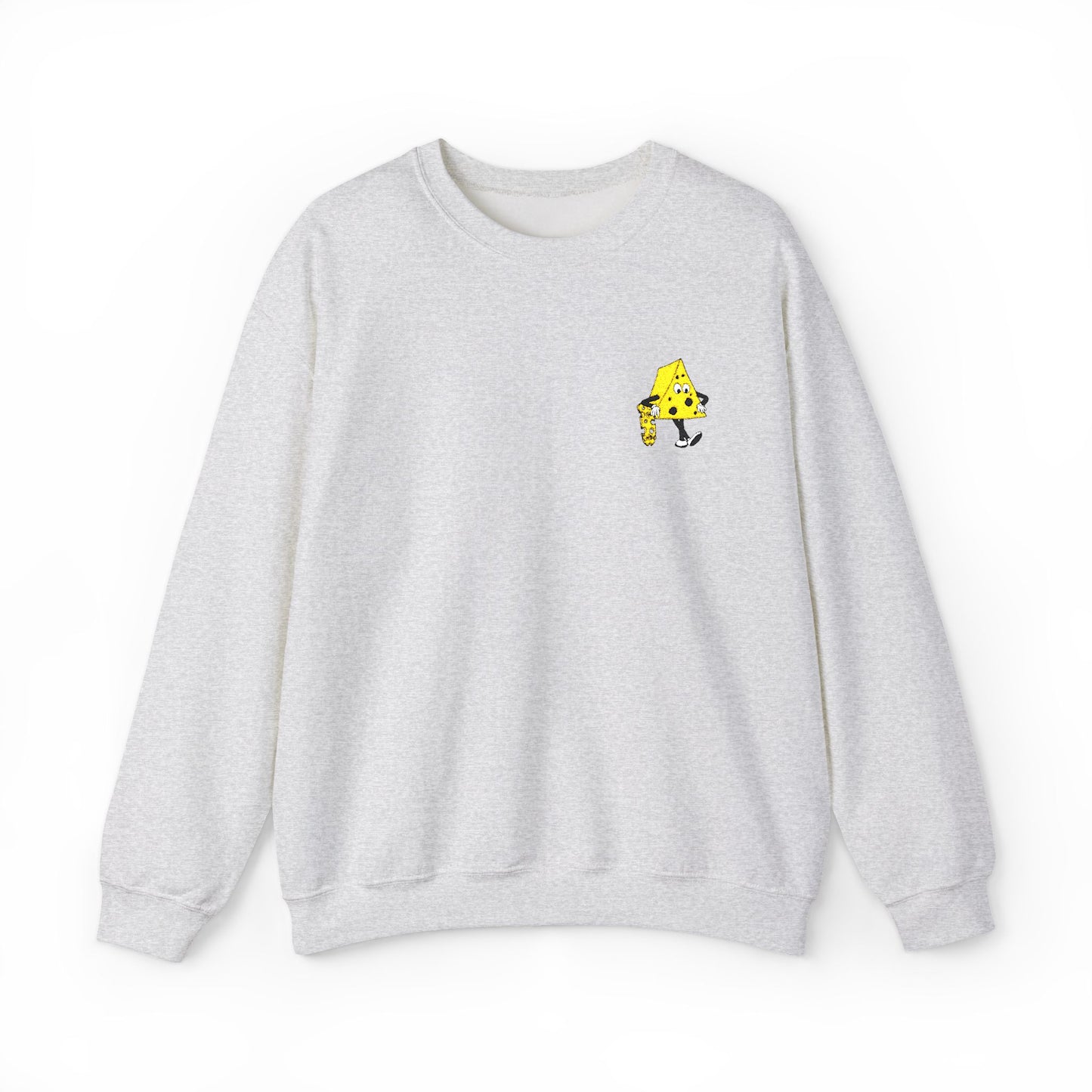 Skateboard Cheeseman Embroidered Crewneck Sweatshirt