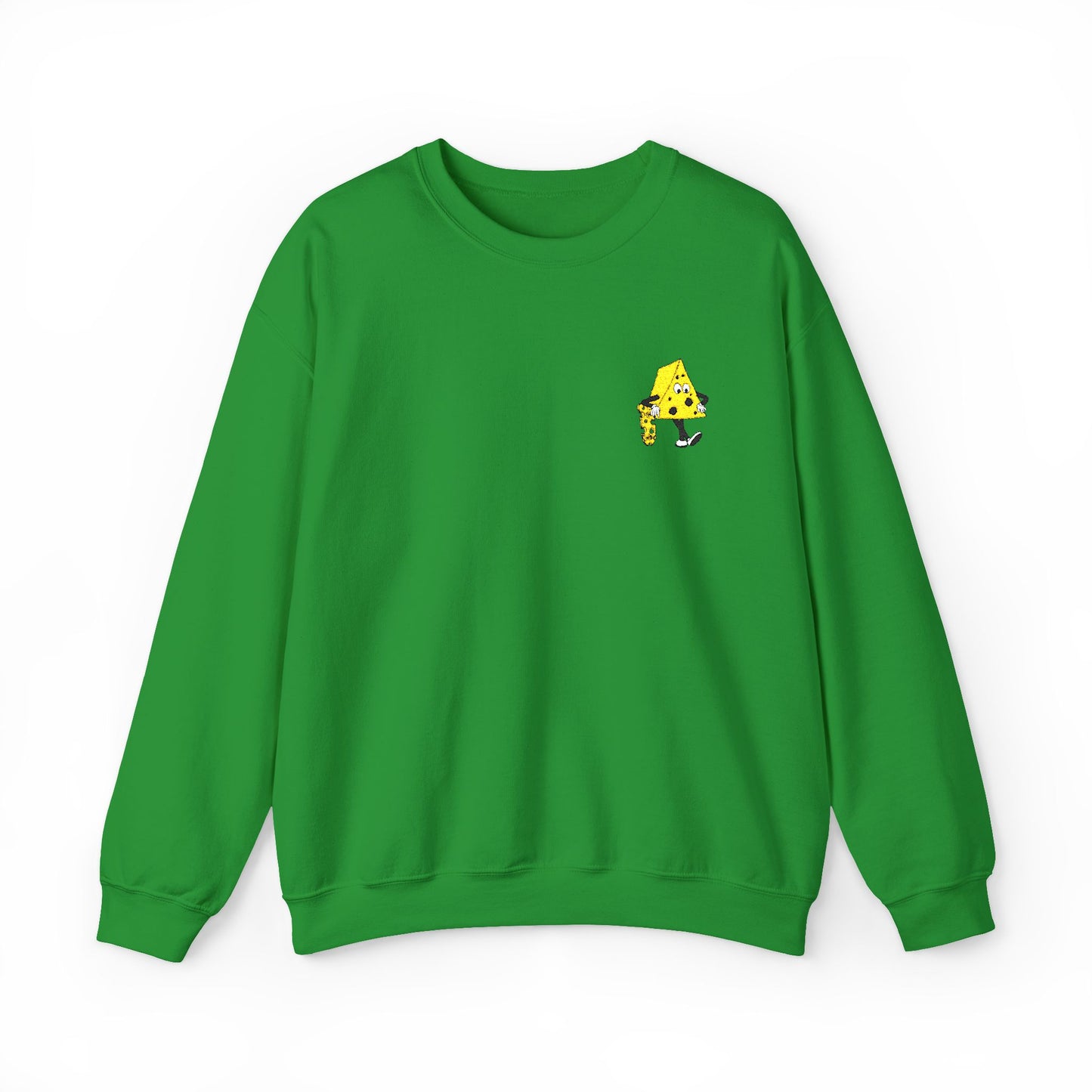 Skateboard Cheeseman Embroidered Crewneck Sweatshirt