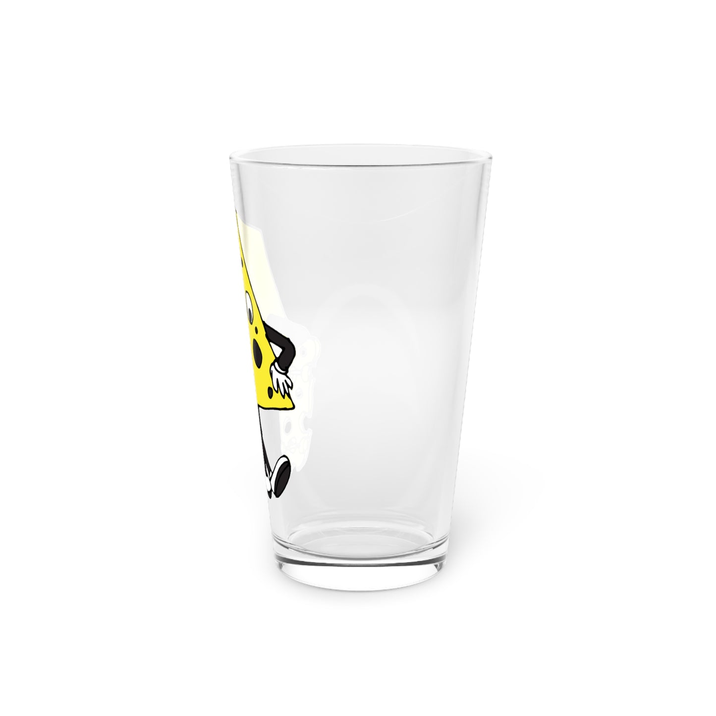 Skateboard Cheeseman Pint Glass, 16oz