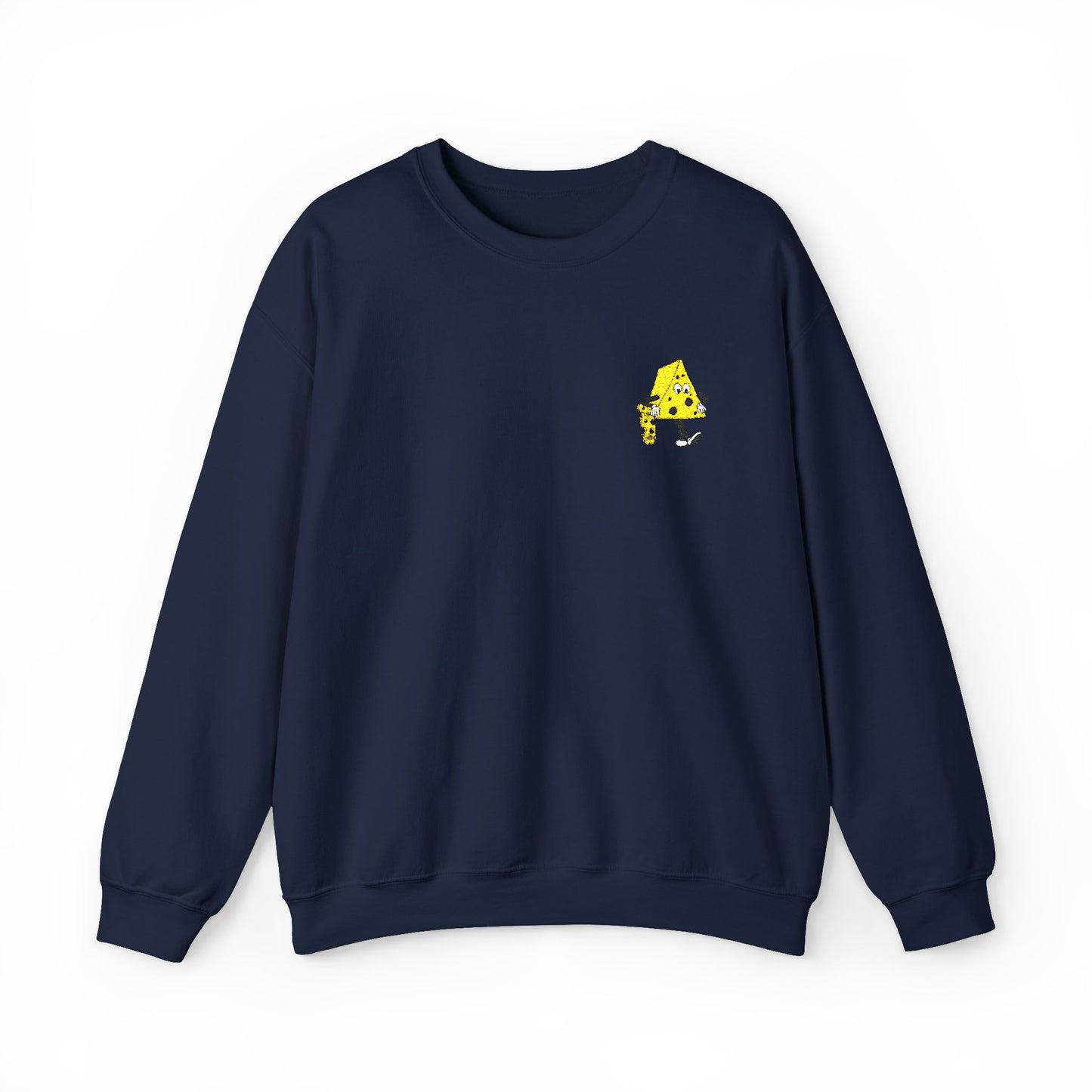 Skateboard Cheeseman Embroidered Crewneck Sweatshirt