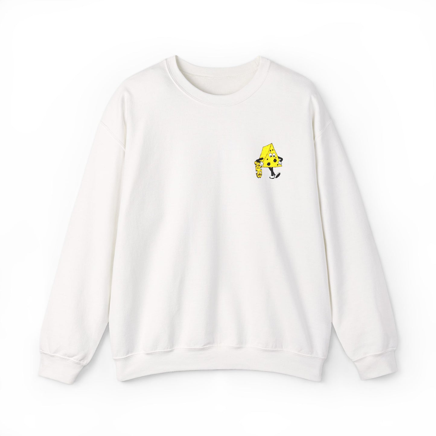 Skateboard Cheeseman Embroidered Crewneck Sweatshirt