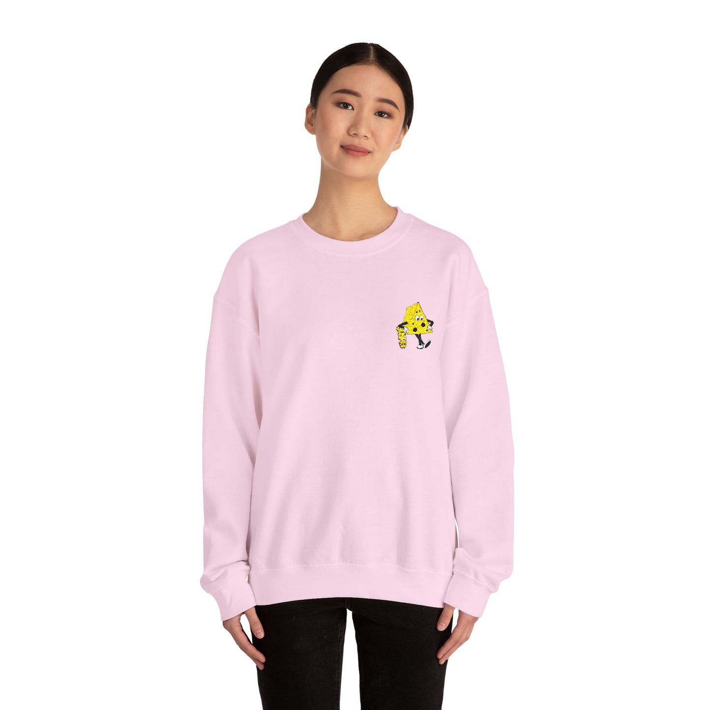 Skateboard Cheeseman Embroidered Crewneck Sweatshirt